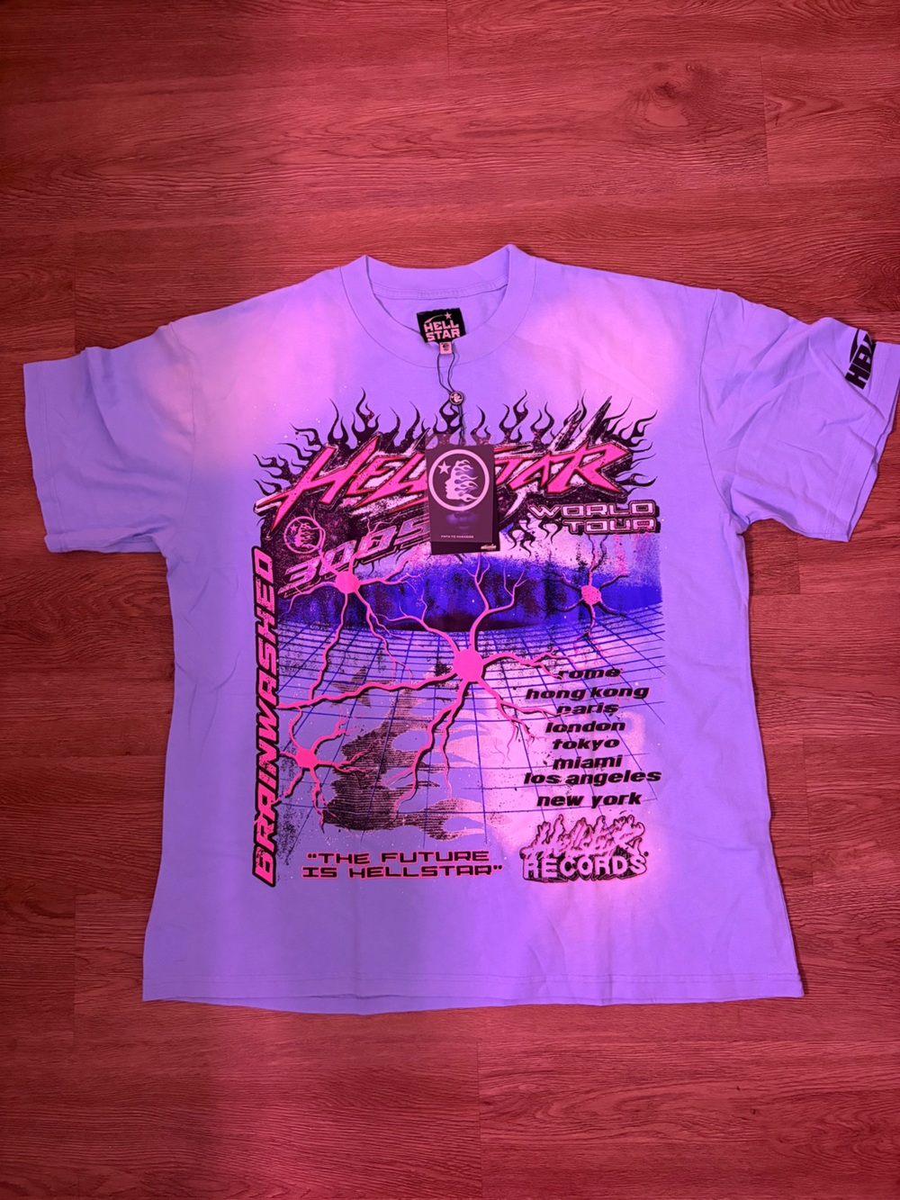 Hellstar Men’s Short Sleeve Graphic Tee - Lavender